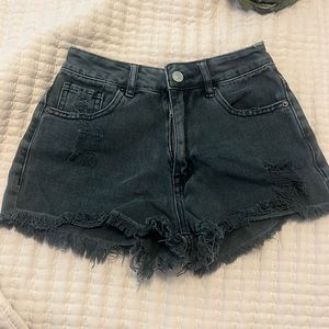 Pacsun black jean shorts